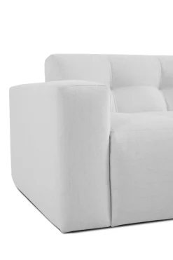 OTTO home Ecksofa »Tapley« Breite 221 cm,Boucle, Struktur fein, mit Knopfsteppung, bodentief