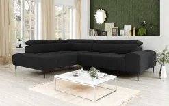 OTTO home Ecksofa »Theo L-Form, B: 298 cm« mit Kopfteilverstellung, optional Sitztiefenverstellung