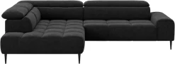 OTTO home Ecksofa »Theo L-Form, B: 298 cm« mit Kopfteilverstellung, optional Sitztiefenverstellung