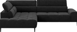 OTTO home Ecksofa »Theo L-Form, B: 298 cm« mit Kopfteilverstellung, optional Sitztiefenverstellung