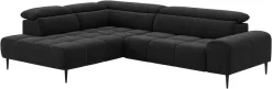 OTTO home Ecksofa »Theo L-Form, B: 298 cm« mit Kopfteilverstellung, optional Sitztiefenverstellung
