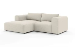 OTTO home Ecksofa »TIARRA Design-Sofa mit Ottomane recht/links bestellbar, Breite 241 cm« L-Form mit hochelastischer Schaum und Wellenunterfederung