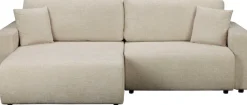 OTTO home Ecksofa »TILLIE L-Form, 229 cm - OTTO. Verlässliche Qualität.« Schlaffunktion (132/194), Bettkasten, Struktur-Bezug