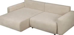 OTTO home Ecksofa »TILLIE L-Form, 229 cm - OTTO. Verlässliche Qualität.« Schlaffunktion (132/194), Bettkasten, Struktur-Bezug