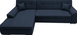 OTTO home Ecksofa »Torrnby 268 x 178 cm, mit Steppungen, modern & stabil« L-Form, aus pflegeleichtem, weichem Luxus-Microfaser