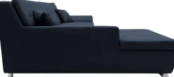 OTTO home Ecksofa »Torrnby 268 x 178 cm, mit Steppungen, modern & stabil« L-Form, aus pflegeleichtem, weichem Luxus-Microfaser