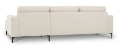 OTTO home Ecksofa »Tournon, L-Form, Breite 262 cm, Webstoff, Chenille« Designsofa im nordischen Stil, Wellenunterfederung, Metallfüße