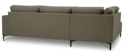 OTTO home Ecksofa »Tournon, L-Form, Breite 256 cm, Webstoff, Chenille« Designsofa im nordischen Stil, Wellenunterfederung, Metallfüße