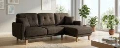 OTTO home Ecksofa »TRIPLO optionale Schlafsofa mit Bettkasten, Maße B/T/H: 234/164/89 cm« L-Form wahlweise mit Bettfunktion - Liegefläche 132x210 cm
