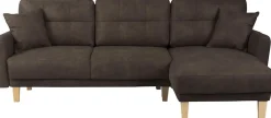 OTTO home Ecksofa »TRIPLO optionale Schlafsofa mit Bettkasten, Maße B/T/H: 234/164/89 cm« L-Form wahlweise mit Bettfunktion - Liegefläche 132x210 cm