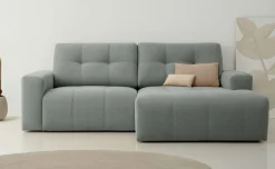 OTTO home Ecksofa »Turnon, Lounge-sofa, Breite 221 cm« Chenille, mit Knopf- und Doppelsteppung, elegantes Aussehen