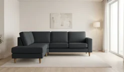 OTTO home Ecksofa »Tvinno« im skandinavischen Stil, L-Form, mit Massivholzfüßen, Breite 230 cm