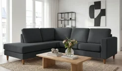 OTTO home Ecksofa »Tvinno« im skandinavischen Stil, L-Form, mit Massivholzfüßen, Breite 230 cm