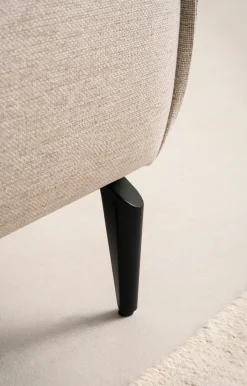 OTTO home Ecksofa »TVINNU Leinenoptik, L-Form, 275 cm, mit Hocker« stellbar zum Schlafsofa (Krokodilverbinder)