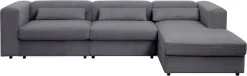 OTTO home Ecksofa »Uno, L-Form, Breite: 307cm« beidseitig montierbarem Longchair,mit Taschenfederkern, in Cord