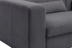 OTTO home Ecksofa »Uno, L-Form, Breite: 307cm« beidseitig montierbarem Longchair,mit Taschenfederkern, in Cord