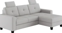 OTTO home Ecksofa »Varese« wahlweise mit Schlaffunktion und Bettkasten