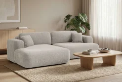OTTO home Ecksofa »VEEVIA L-Form, Schlafsofa, Verlässliche Qualität, Breite 256cm« mit Bettkasten, belastbar bis 480kg, inklusive Rücken- und Zierkissen