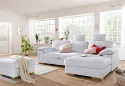 OTTO home Ecksofa »Ventura L-Form« wahlweise mit Schlaffunktion und Schlaffunktion/Bettkasten