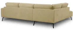 OTTO home Ecksofa »Vosby« 260 cm, Chenille,mit dekorativer Kedernaht, Wellenunterfederung