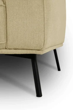 OTTO home Ecksofa »Vosby« 260 cm, Chenille,mit dekorativer Kedernaht, Wellenunterfederung