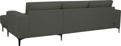 OTTO home Ecksofa »Xander, L-Form« Breite 280 cm, Soft-Touch Chenille, schwarze Metallfüße
