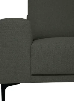 OTTO home Ecksofa »Xander, L-Form« Breite 280 cm, Soft-Touch Chenille, schwarze Metallfüße