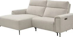 OTTO home Ecksofa »YELLIA L-Form,227cm - elektrische Relaxfunktion« USB A/C, HR-Schaumstoff im Sitz, Webstoff