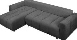 OTTO home Ecksofa »YLVAA L-Form, 241 cm - OTTO. Verlässliche Qualität.« Schlaffunktion (132/200), Bettkasten, Feinstruktur-Bezug