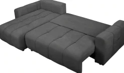 OTTO home Ecksofa »YLVAA L-Form, 241 cm - OTTO. Verlässliche Qualität.« Schlaffunktion (132/200), Bettkasten, Feinstruktur-Bezug