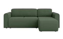 OTTO home Ecksofa »Zacharia wahlweise Schlafsofa mit Bettkasten, B/T/H 250/166/86 cm« L-Form mit Wellenunterfederung, Recamiere beidseitig montierbar