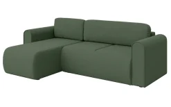 OTTO home Ecksofa »Zacharia wahlweise Schlafsofa mit Bettkasten, B/T/H 250/166/86 cm« L-Form mit Wellenunterfederung, Recamiere beidseitig montierbar