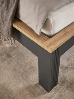 OTTO home Einzelbett »WESTMINSTER Bett im Landhausstil, Doppelbett, Bettgestell« in verschiedenen Farben verfügbar, Liegefläche 90/140/180x200 cm