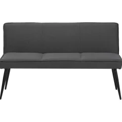 OTTO home Essbank »Ianna« schwarze Metallbeine, pflegeleichtem Webstoff Bezug, Breite 140 cm