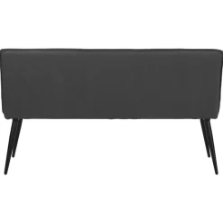 OTTO home Essbank »Ianna« schwarze Metallbeine, pflegeleichtem Webstoff Bezug, Breite 140 cm