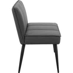 OTTO home Essbank »Ianna« schwarze Metallbeine, pflegeleichtem Webstoff Bezug, Breite 140 cm