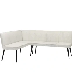 OTTO home Essbank »Ianna« schwarze Metallbeine, pflegeleichtem Webstoff Bezug, Breite 193 cm