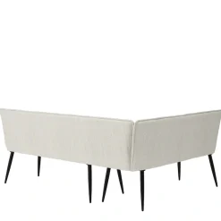 OTTO home Essbank »Ianna« schwarze Metallbeine, pflegeleichtem Webstoff Bezug, Breite 193 cm