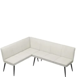 OTTO home Essbank »Ianna« schwarze Metallbeine, pflegeleichtem Webstoff Bezug, Breite 193 cm