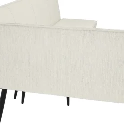 OTTO home Essbank »Ianna« schwarze Metallbeine, pflegeleichtem Webstoff Bezug, Breite 193 cm