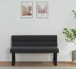 OTTO home Essbank »Ivanna« schwarze Metallbeine, pflegeleichtem Webstoff Bezug, Breite 140 cm