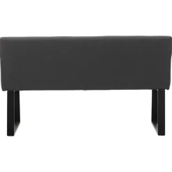 OTTO home Essbank »Ivanna« schwarze Metallbeine, pflegeleichtem Webstoff Bezug, Breite 140 cm