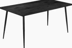 OTTO home Essgruppe »Eadwine,Sitzgruppe, Tisch plus 4 Stühle« Set, Esstisch plus 4 Esszimmerstühle, 5 Stk. tlg. bestehend aus Esstisch 120 cm und 4 Esszimmerstühlen, Polsterstühlen