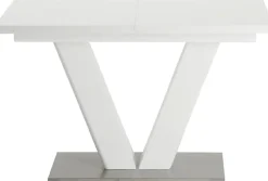 OTTO home Essgruppe »Elbach« Set, 5 Stk. tlg. ausziehbar 120-160 cm, Hochglanz, Tischgruppe Freischwinger