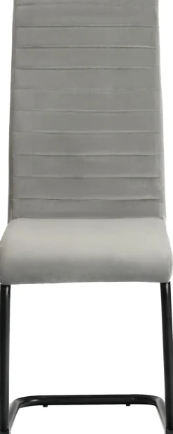 OTTO home Essgruppe »Elbach« Set, 5 Stk. tlg. ausziehbar 120-160 cm, Hochglanz, Tischgruppe Freischwinger