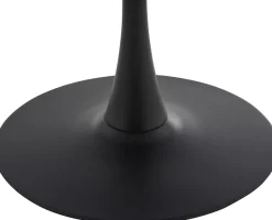 OTTO home Essgruppe »Freya« Set, 4 tlg. runder Esstisch 90 cm in Sinterstein, Black Copper mit 3 Samtstühlen
