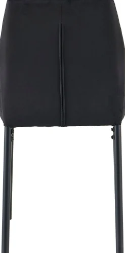 OTTO home Essgruppe »Freya« Set, 4 tlg. runder Esstisch 90 cm in Sinterstein, Black Copper mit 3 Samtstühlen