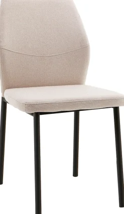 OTTO home Essgruppe »Genf Tischgruppe, Esstisch plus 4 Stühle« Set, Otto's DAUERTIEFPREIS, 5 Stk. tlg. Küchentisch, 4 Stühle, moderne Tischplatte in eiche/schwarz