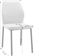 OTTO home Essgruppe »Genf Tischgruppe, Esstisch plus 4 Stühle« Set, Otto's DAUERTIEFPREIS, 5 Stk. tlg. Küchentisch, 4 Stühle, moderne Tischplatte in eiche/schwarz