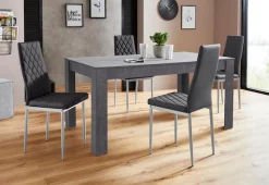 OTTO home Essgruppe »Lynn160/Brooke« Set, 5 Stk. tlg. Tisch mit 4 Stühlen